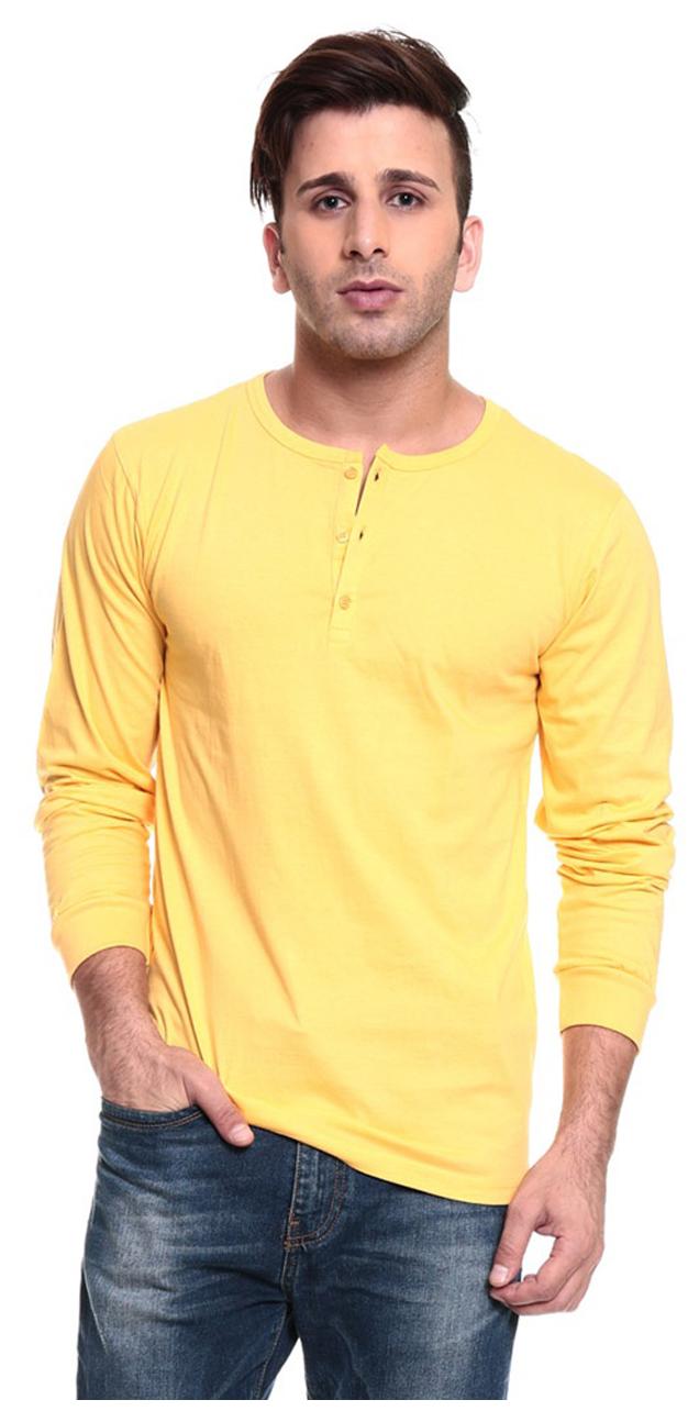 

Ansh Fashion Wear Men Yellow Regular fit Cotton Round neck T-Shirt - Pack Of 1
