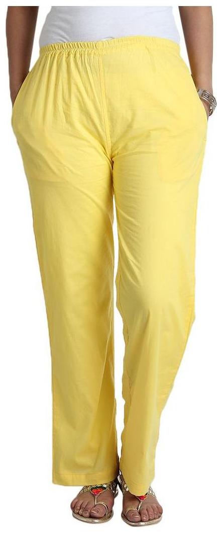

Apella Cotton Palazzos - Yellow