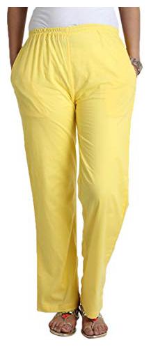 

Apella Cotton Regular Palazoo Yellow