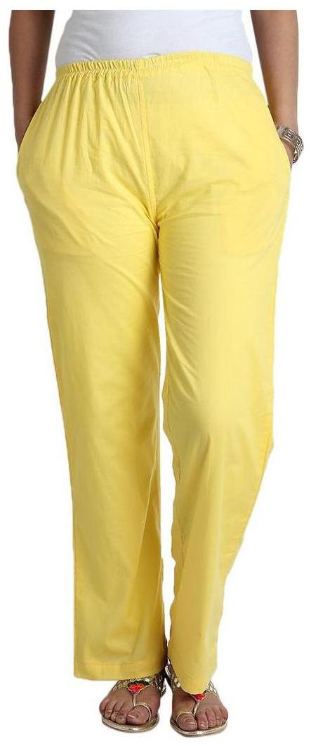 

Apella Cotton Palazzos - Yellow