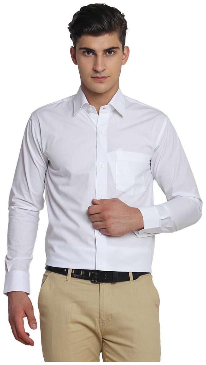 

Apella Men Slim fit Formal Shirt - White