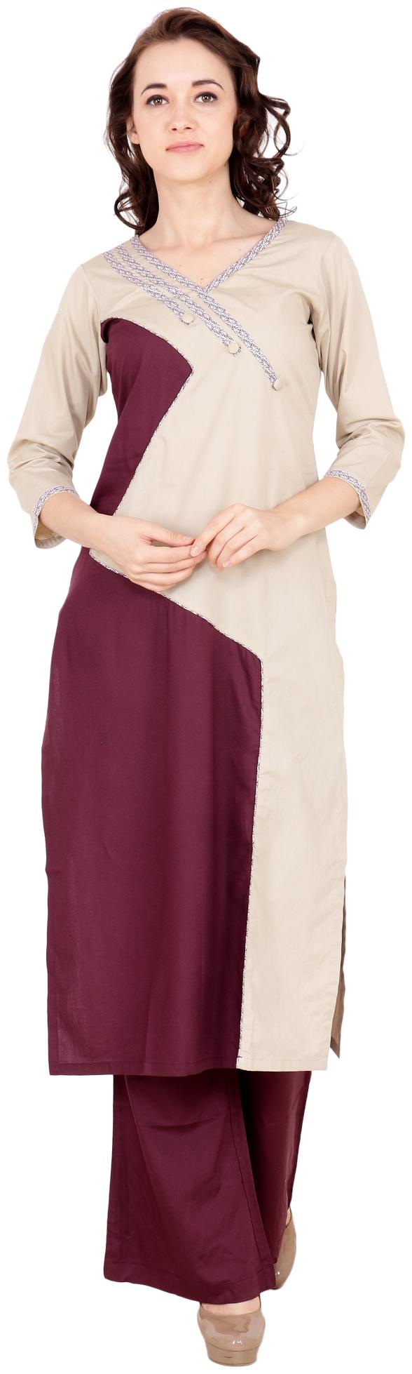 

APELLA WOMEN WINE PALAZZO SUIT