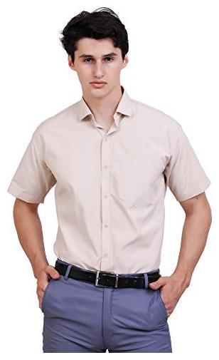 

APPEL TOUCH Men Regular fit Formal Shirt - Cream