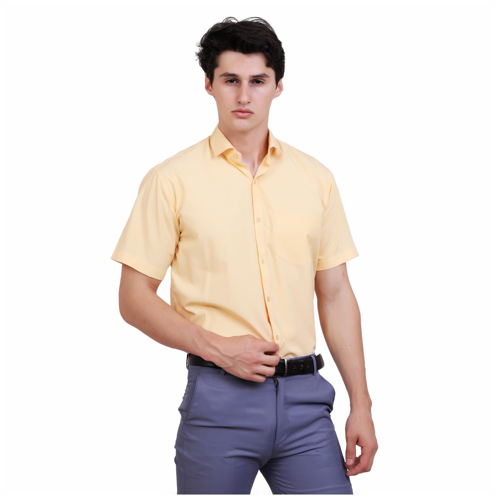 

APPEL TOUCH Men Regular fit Formal Shirt - Yellow