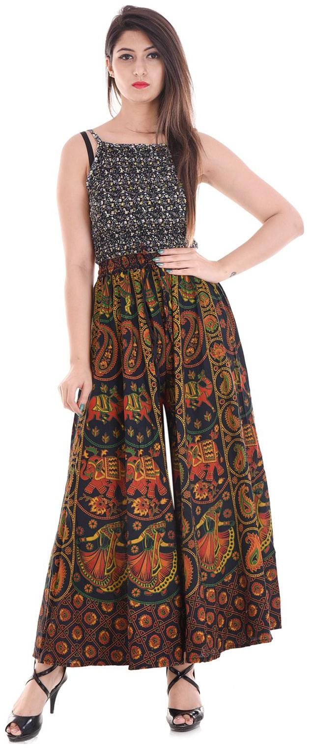 Apratim Multi Printed Flared Palazzo