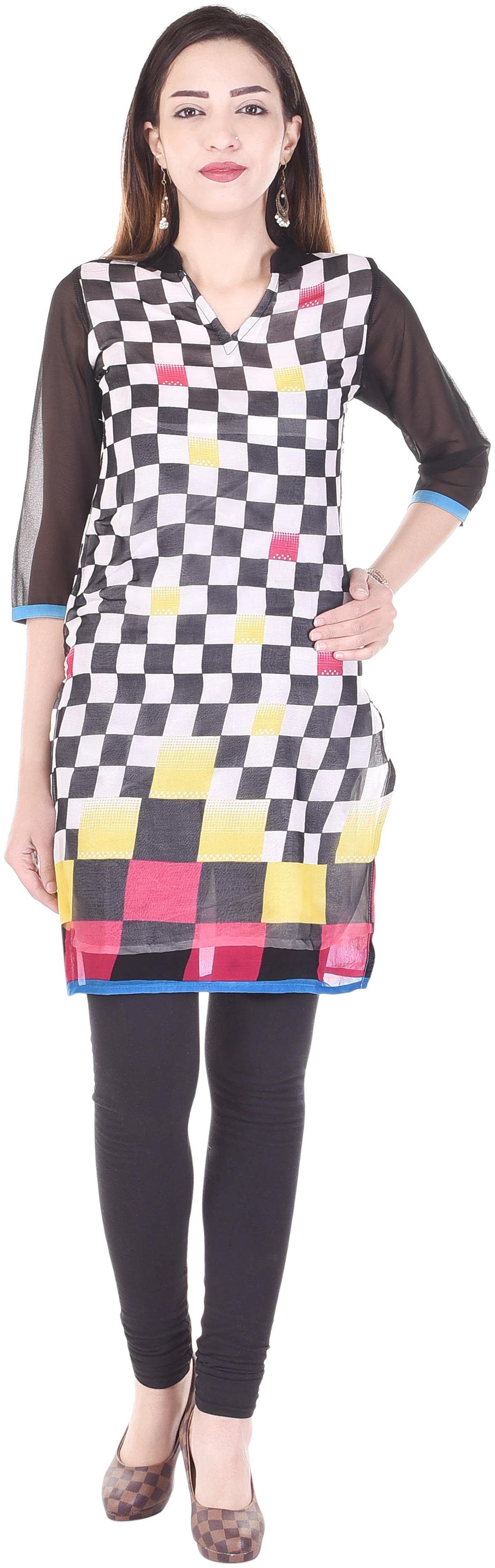 

Aprique Fab Women Multi Printed Straight Kurti