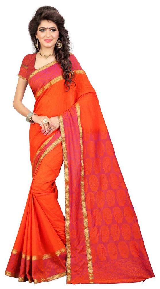 

arars artificial silk saree kanchipuram style (NBB01 RUST)