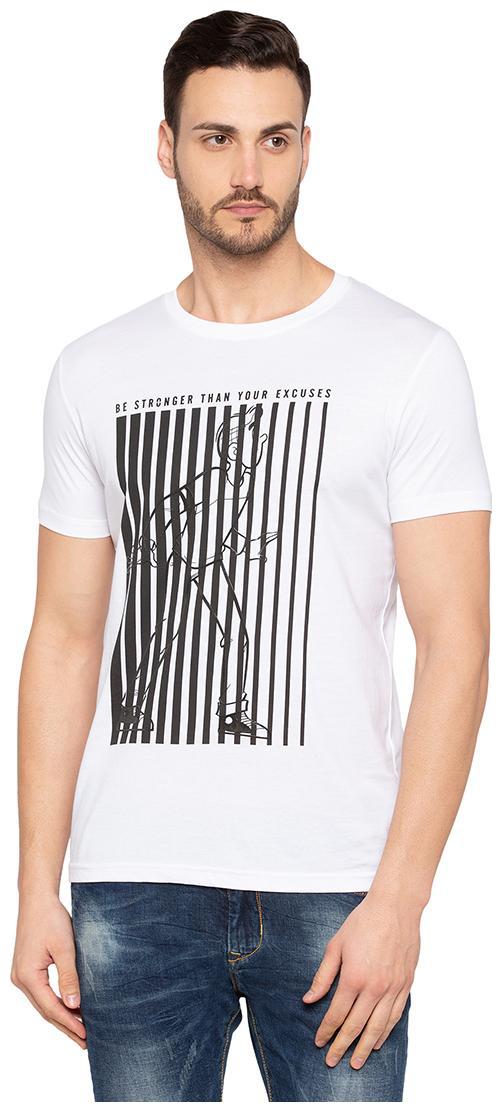 

Status Quo Men White Slim fit Cotton Round neck T-Shirt - Pack Of 1