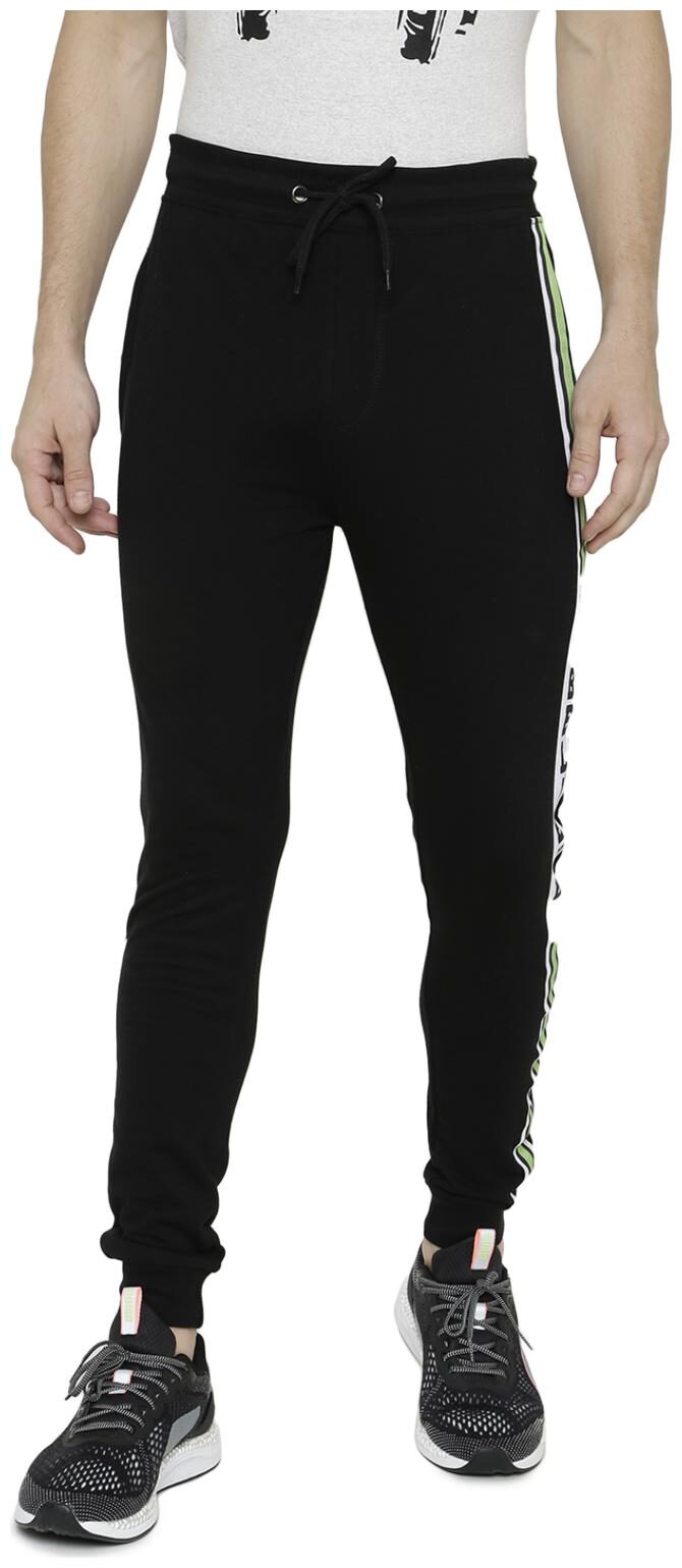

ARDEUR Men Black Solid Regular fit Joggers