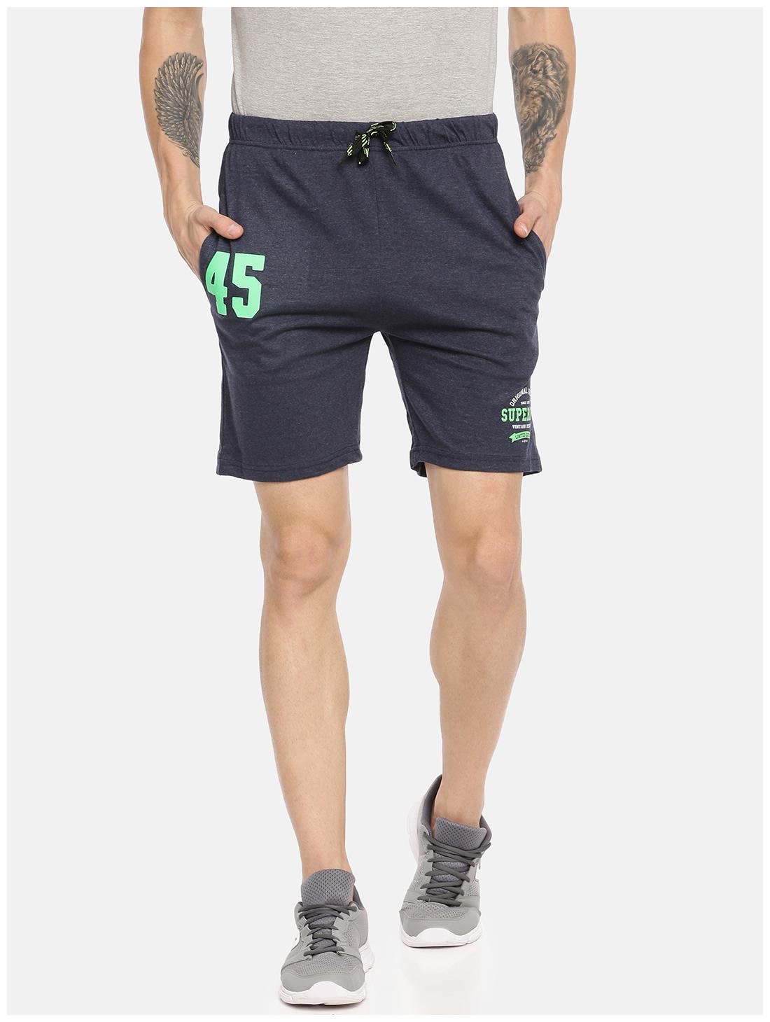 

ARDEUR Men Blue Regular Fit Regular Shorts