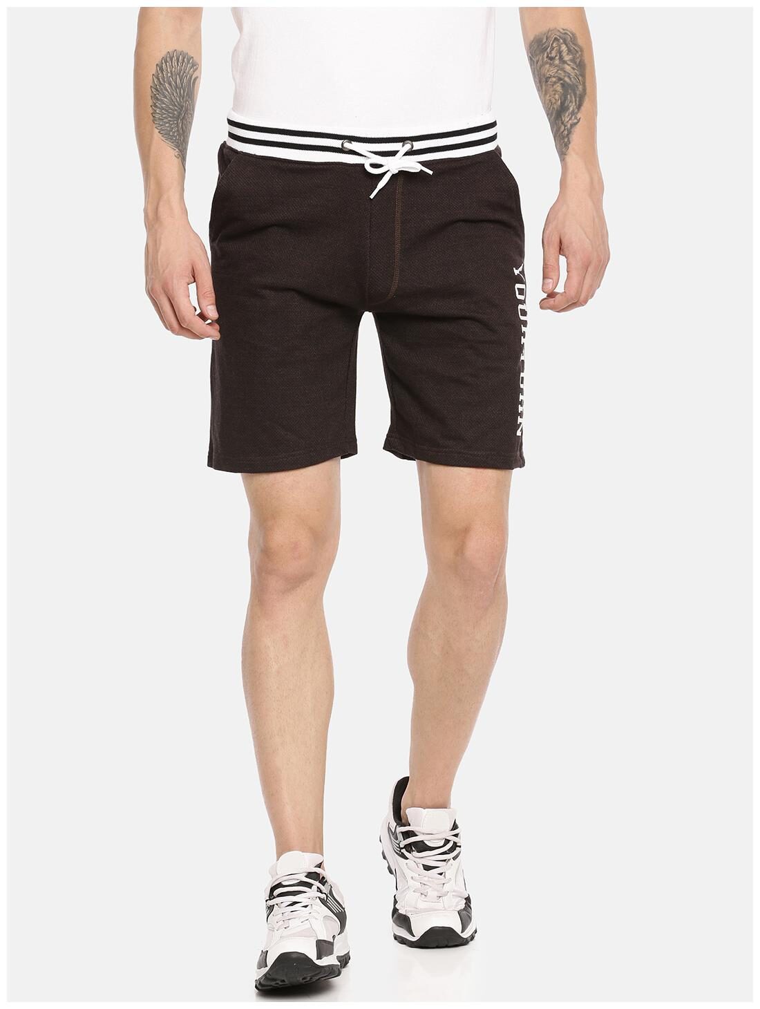 

ARDEUR Men Brown Regular Fit Regular Shorts