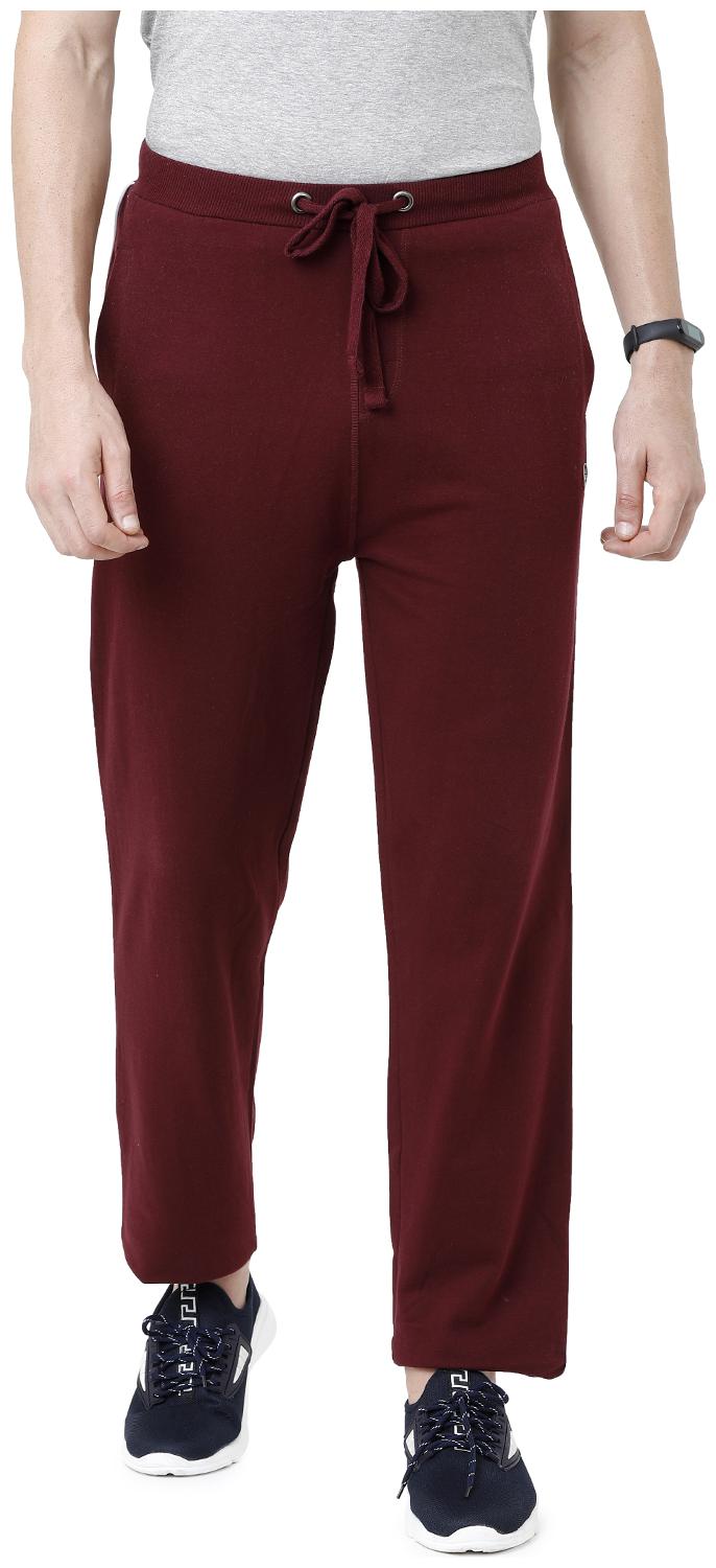 

ARDEUR Men Maroon Solid Regular fit Track pants