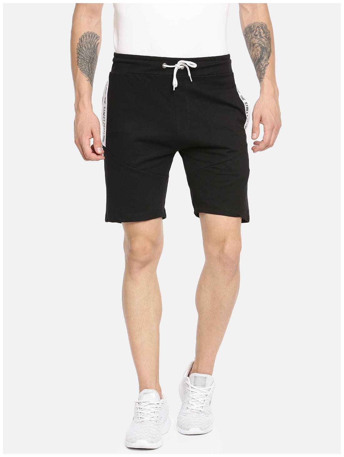 

ARDEUR Men Black Regular Fit Regular Shorts