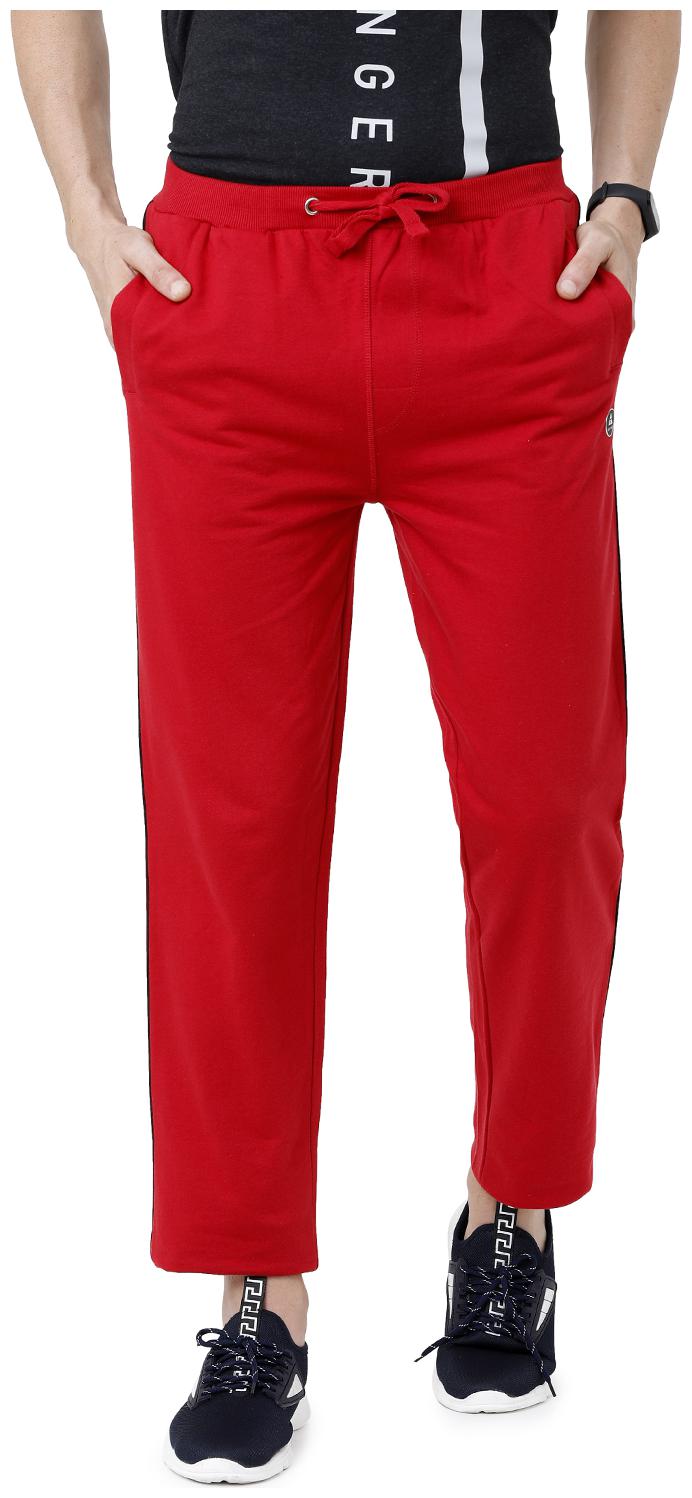

ARDEUR Men Red Solid Regular fit Track pants