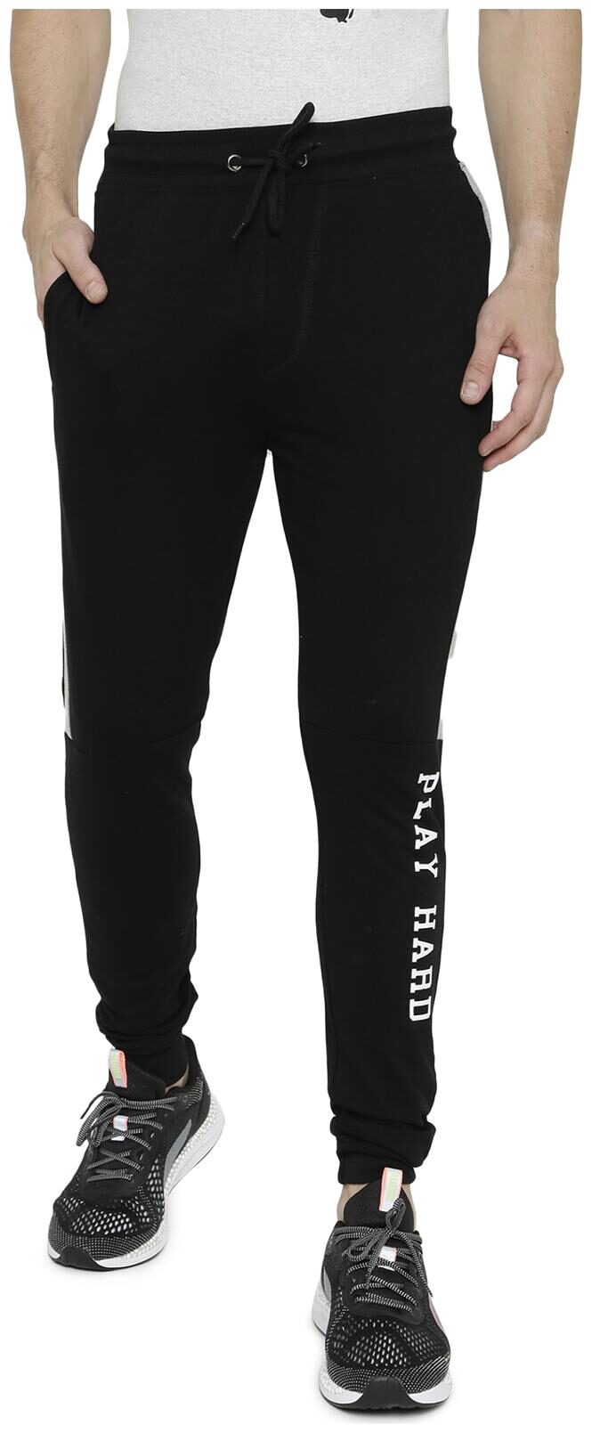 

ARDEUR Men Black Solid Regular fit Joggers