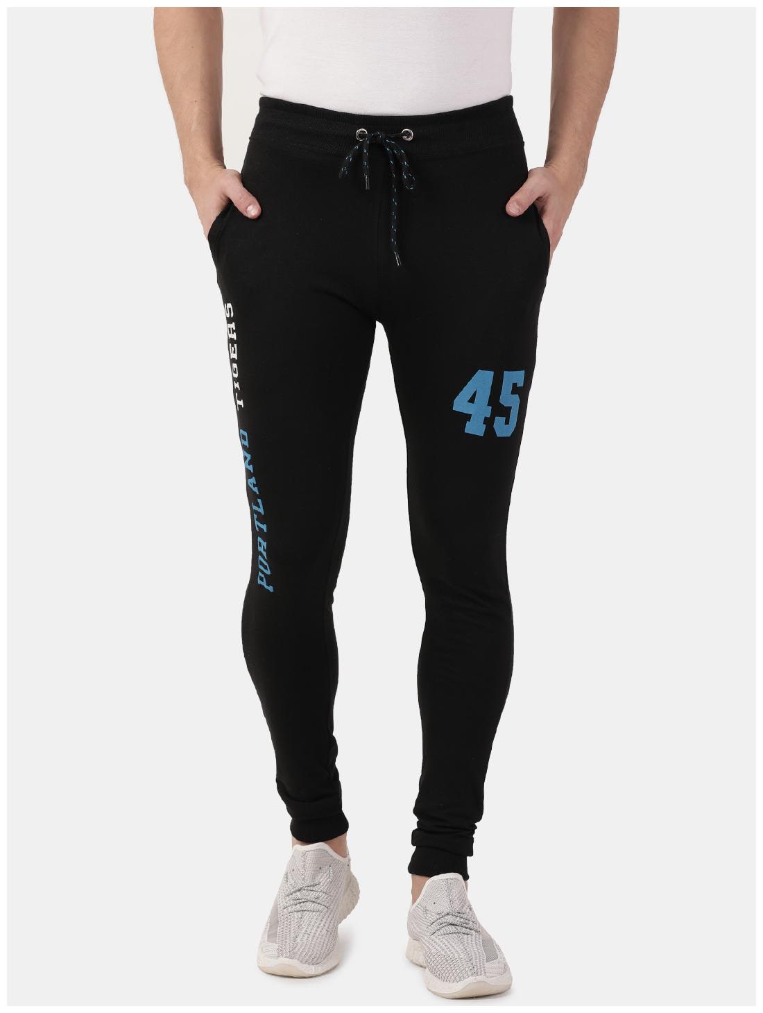

ARDEUR Men Hosiery Printed Joggers Black