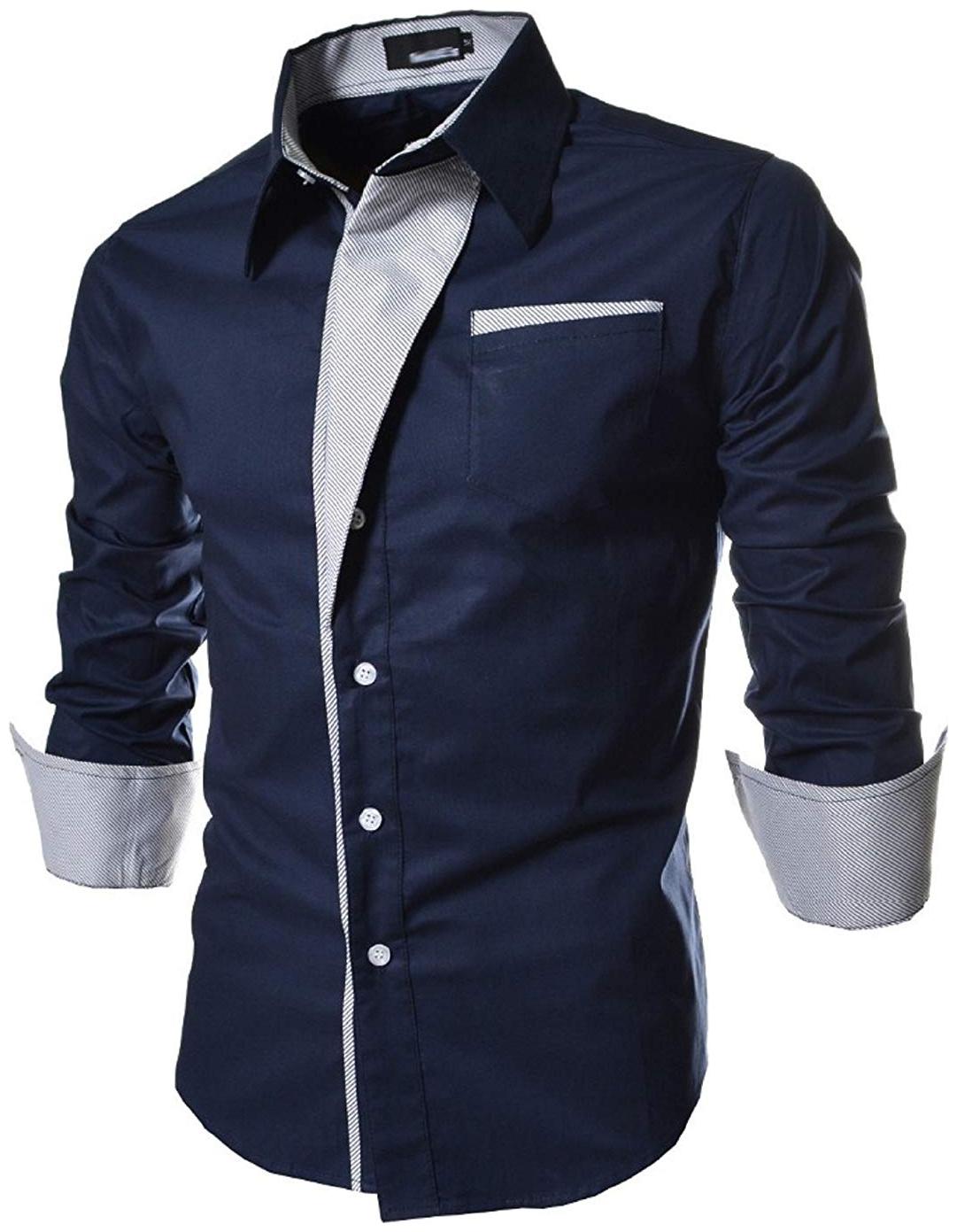 

ARDYN Men Blue Solid Slim Fit Casual Shirt