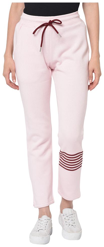 

ARMISTO Women Regular fit Fleece Solid Track pants - Pink