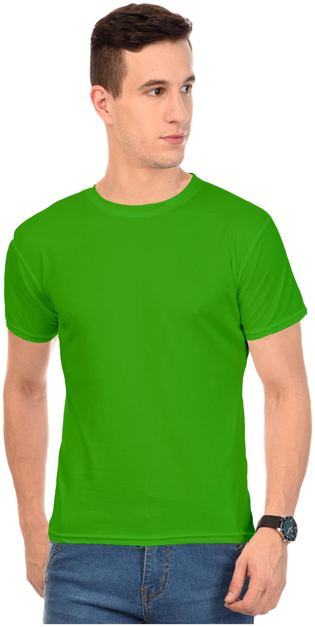 

AROD Men Green Slim fit Polyester Round neck T-Shirt - Pack Of 1