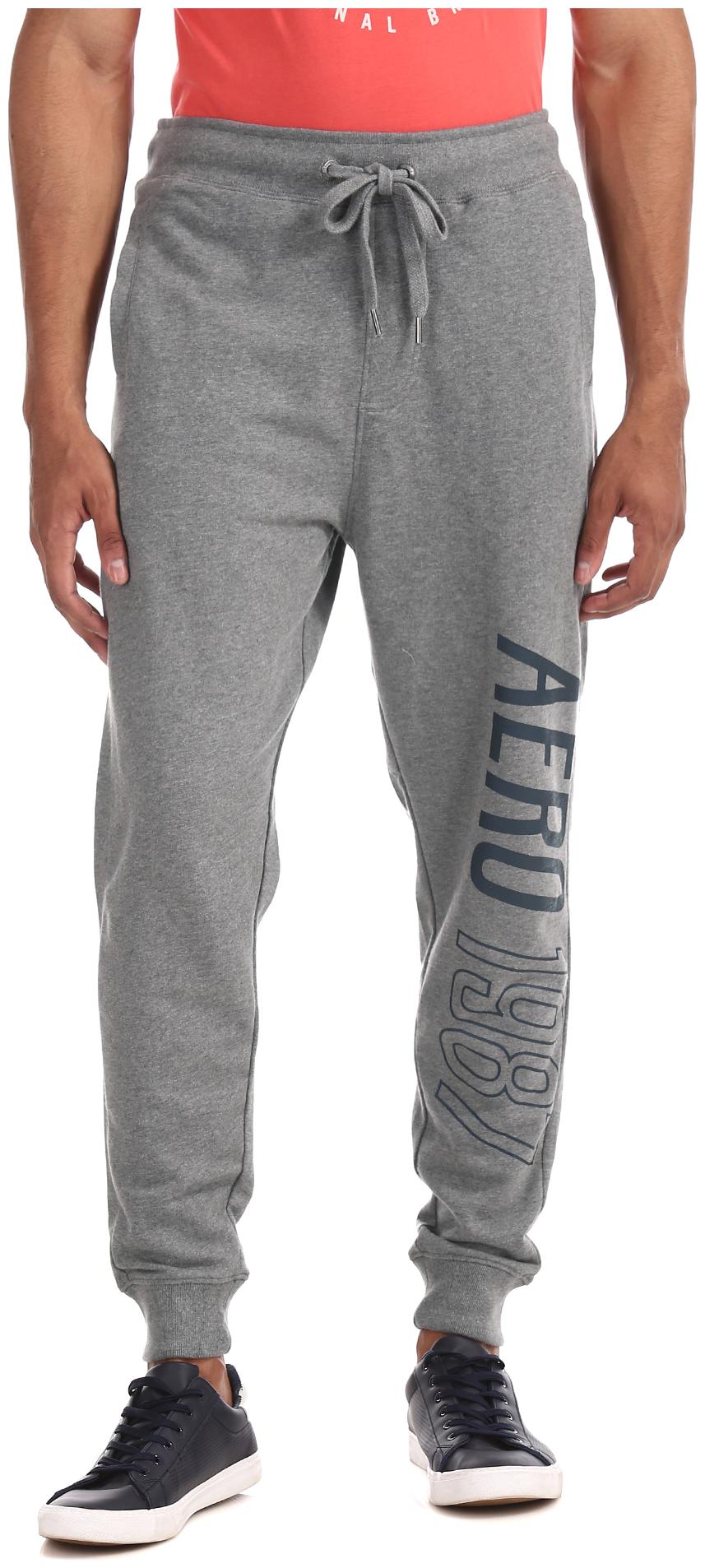 

A ropostale Men Grey Solid Regular fit Joggers