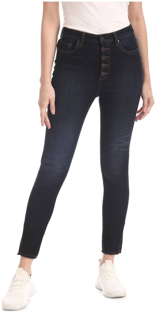 A ropostale Women Blue Slim fit Jeans
