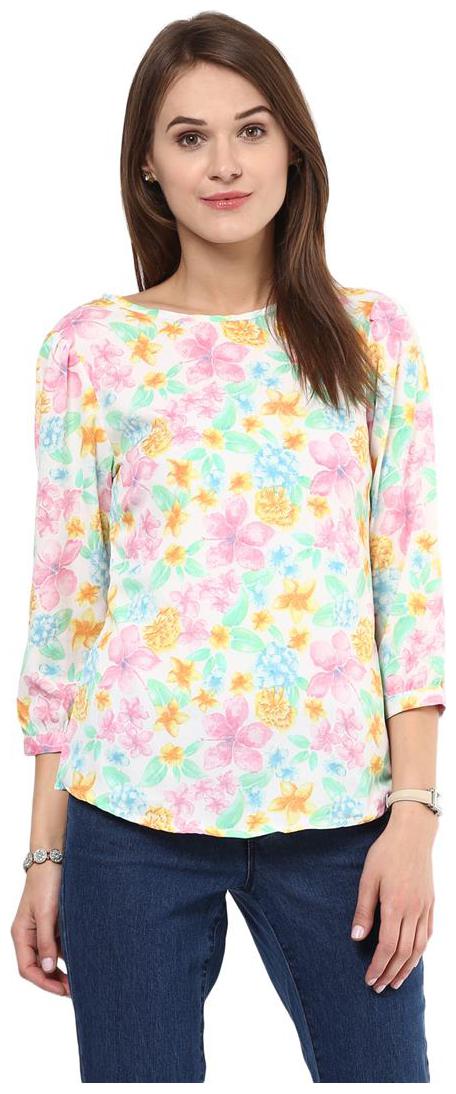 

AROVI Multicolor Crepe Top