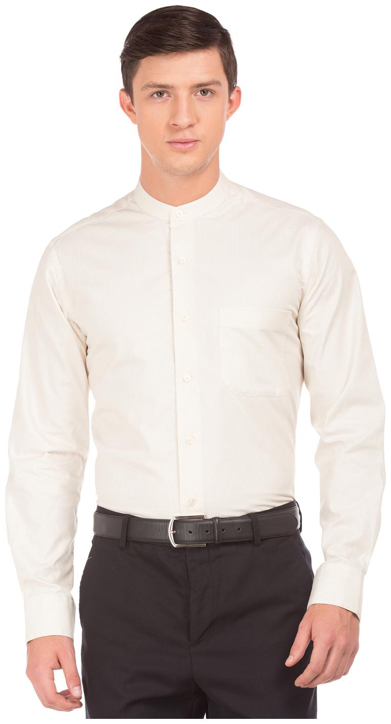 

Arrow Men Regular fit Formal Shirt - Beige