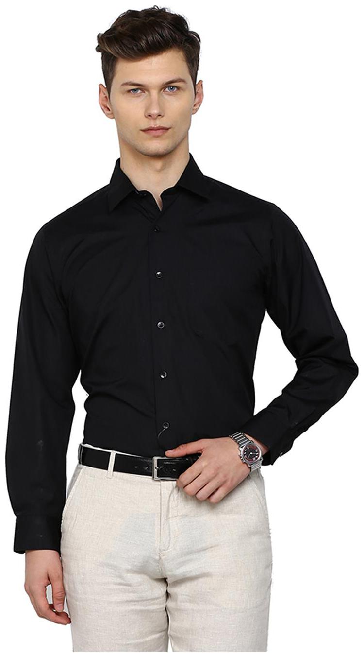 

Arrow Men Black Solid Slim Fit Casual Shirt