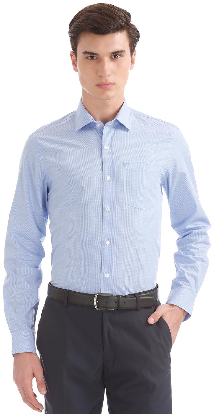 

Arrow Men Slim fit Formal Shirt - Blue