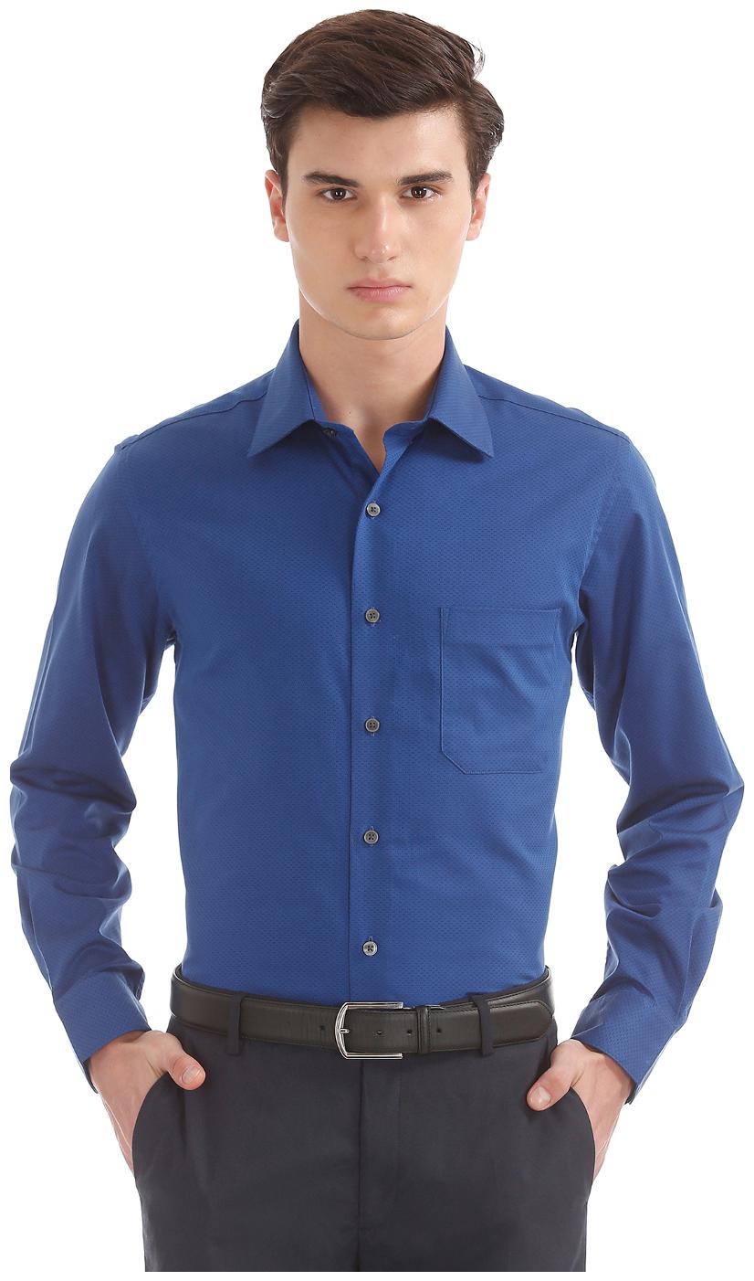 

Arrow Men Regular fit Formal Shirt - Blue