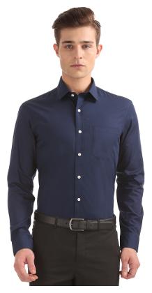 

Arrow Men Regular fit Formal Shirt - Blue