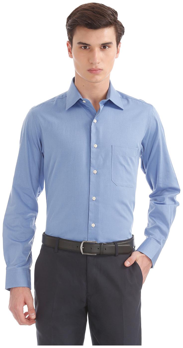 

Arrow Men Regular fit Formal Shirt - Blue