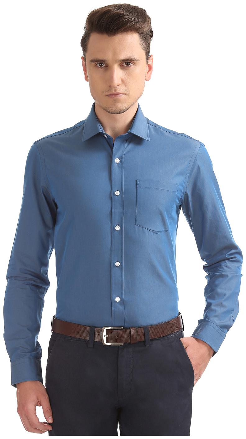 

Arrow Men Slim fit Formal Shirt - Blue