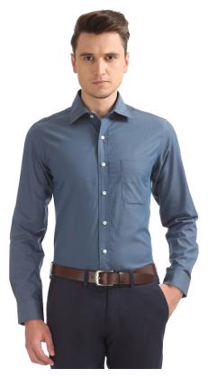 

Arrow Men Regular fit Formal Shirt - Blue