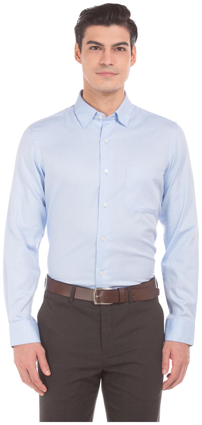 

Arrow Men Regular fit Formal Shirt - Blue