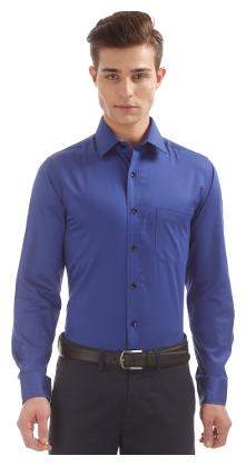 

Arrow Men Regular fit Formal Shirt - Blue