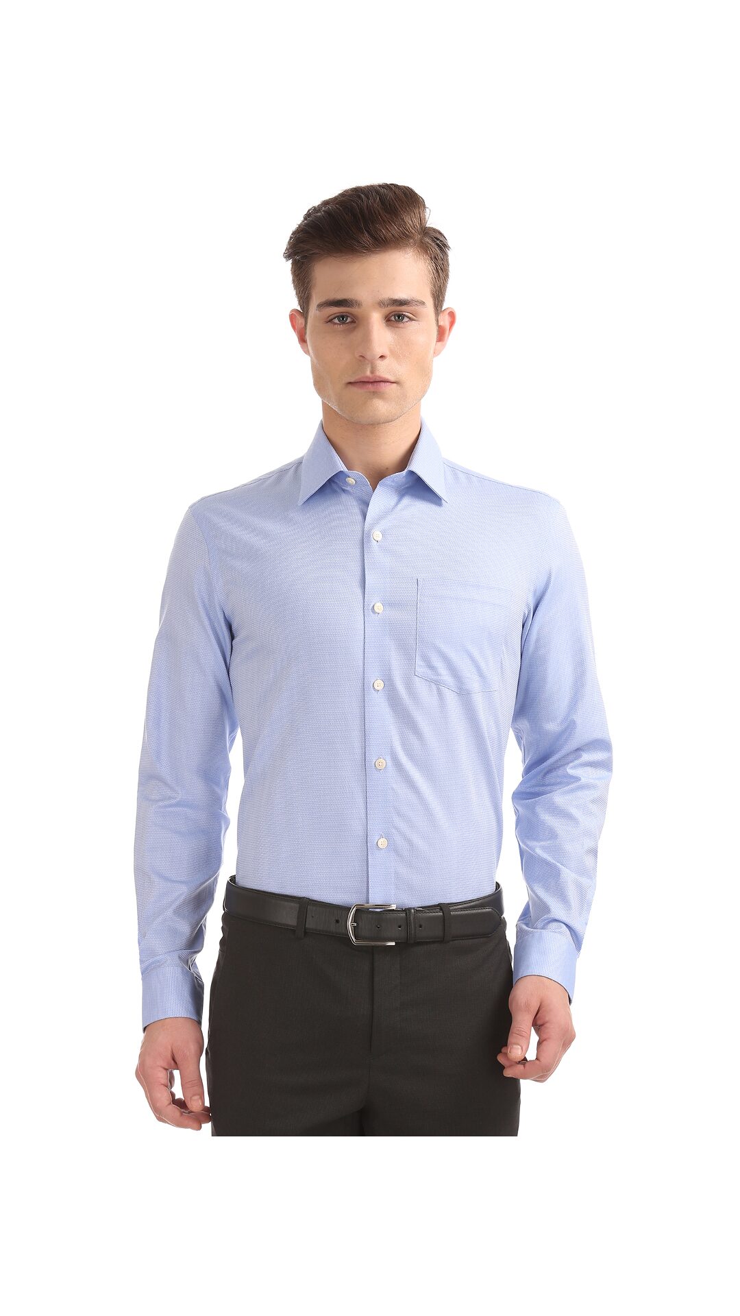 

Arrow Men Slim fit Formal Shirt - Blue