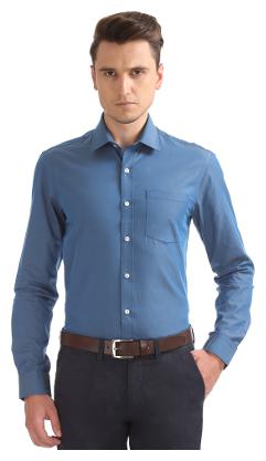 

Arrow Men Slim fit Formal Shirt - Blue