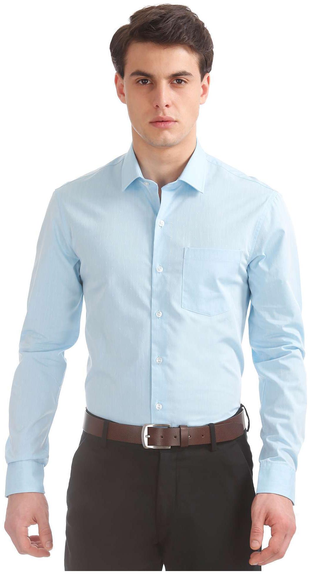 

Arrow Men Slim fit Formal Shirt - Blue