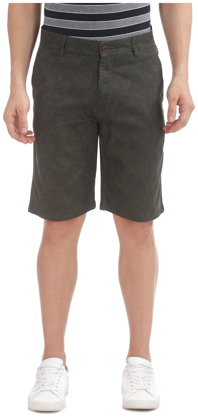 

Arrow Men Green Regular Fit Regular Shorts