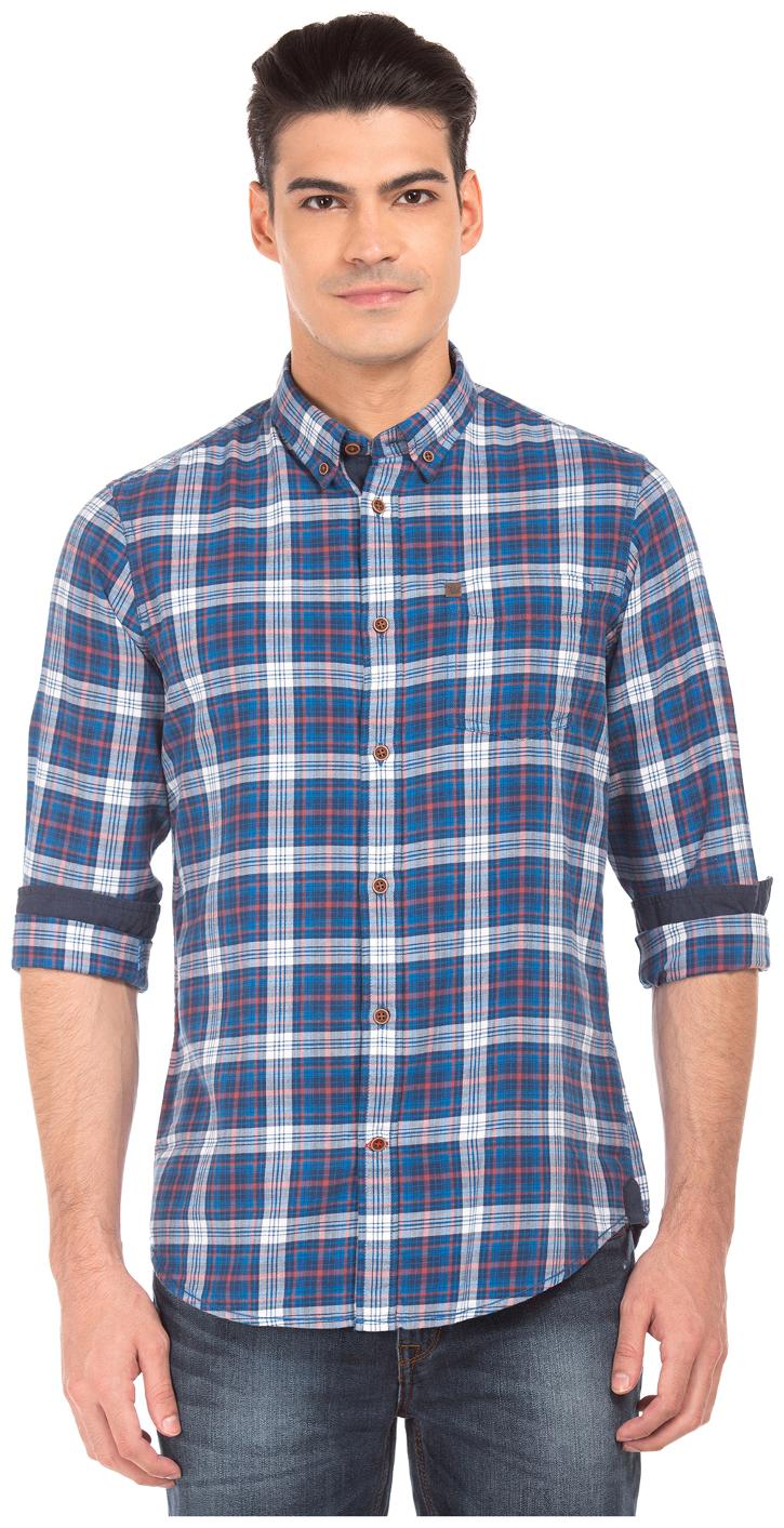

Arrow Men Multi Checked Slim Fit Casual Shirt