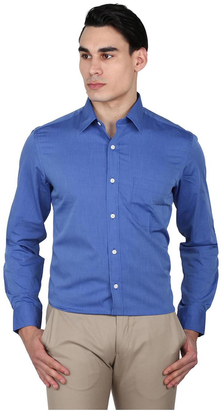 

Arrow Men Blue Solid Regular Fit Casual Shirt