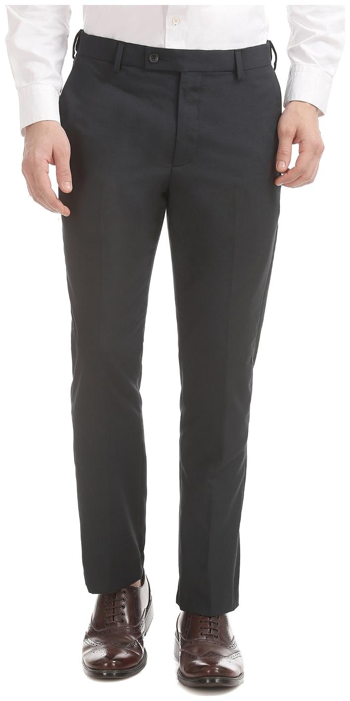 

Arrow Men Solid Tapered Fit Formal Trouser - Blue