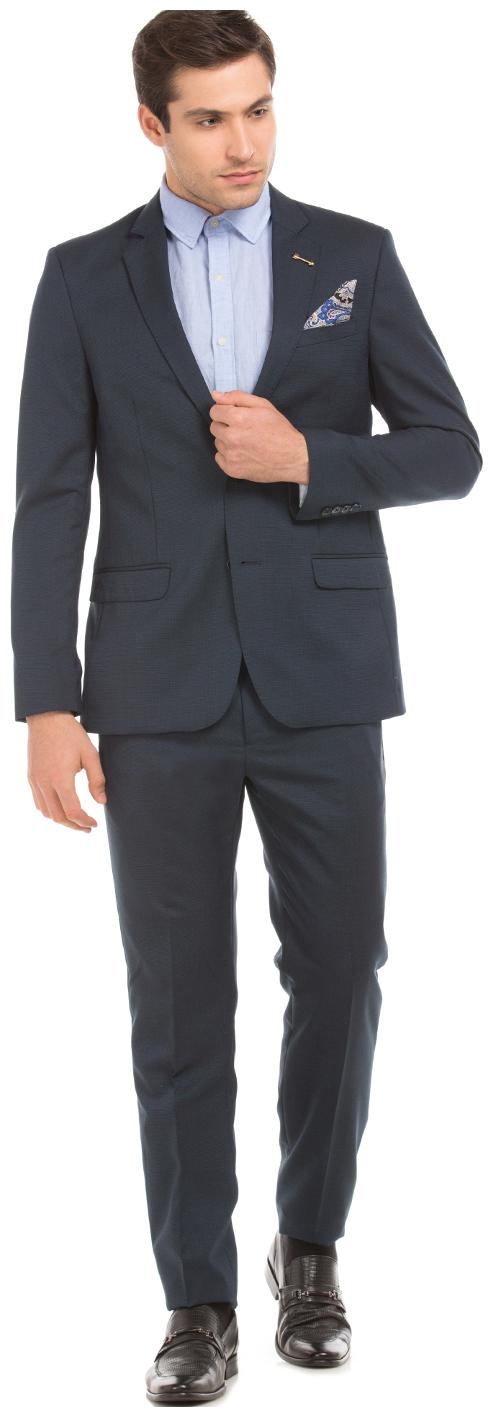 

Arrow Blue Polyester Regular Fit Single Breasted Suit