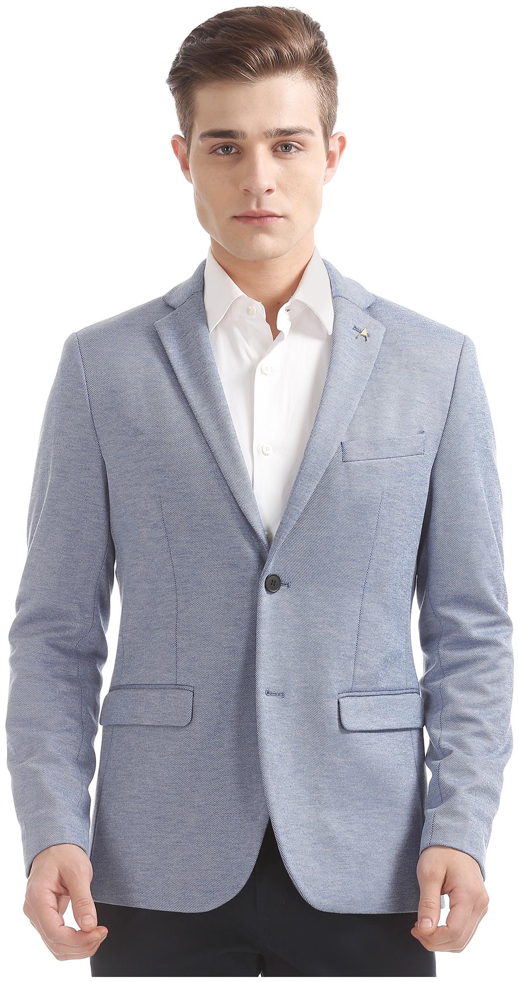 

Arrow Blue Polyester Slim Fit Patterned Blazer