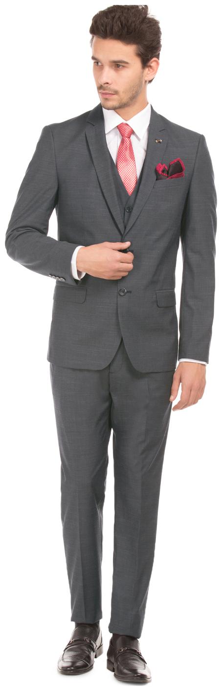 

Arrow Blue Polyester Three Piece Regular Fit Suit