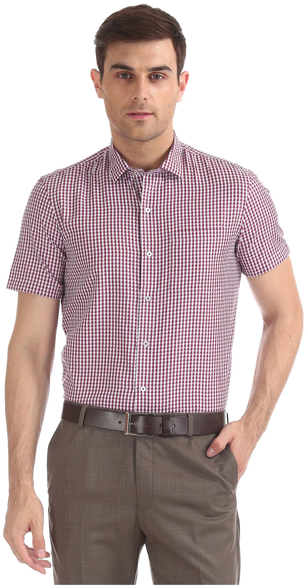 

Arrow Men Slim fit Formal Shirt - Red