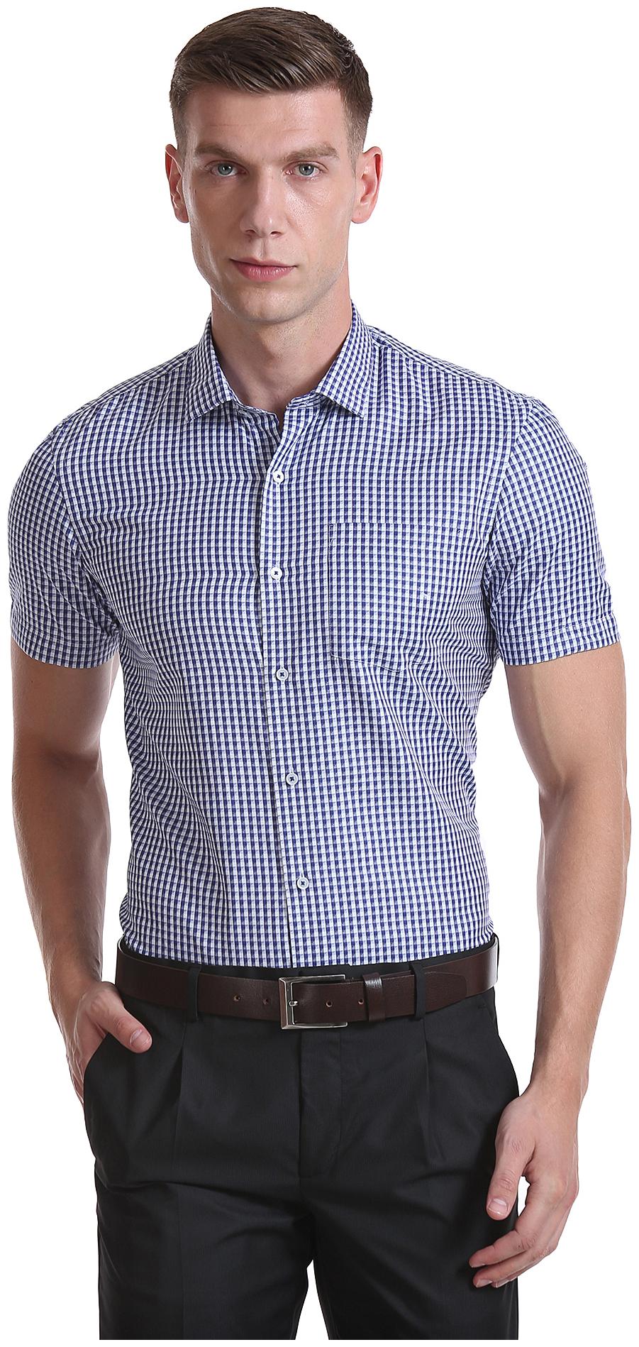 

Arrow Men Slim fit Formal Shirt - Blue