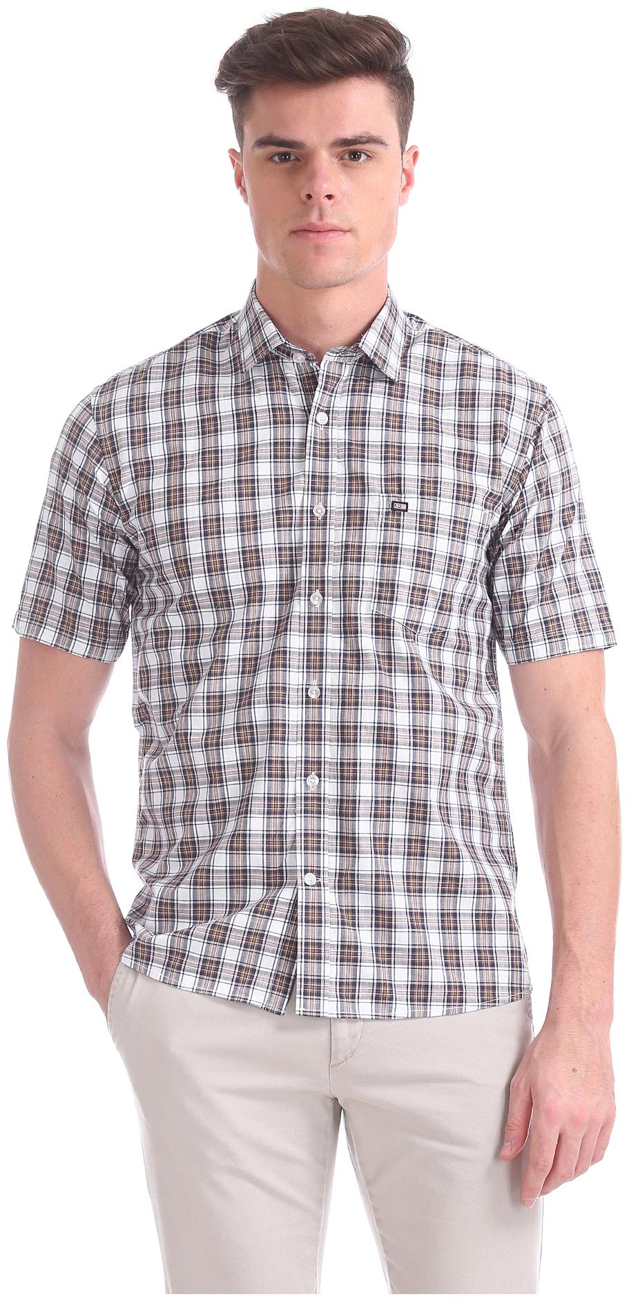 

Arrow Men Multi Checked Regular Fit Casual Shirt