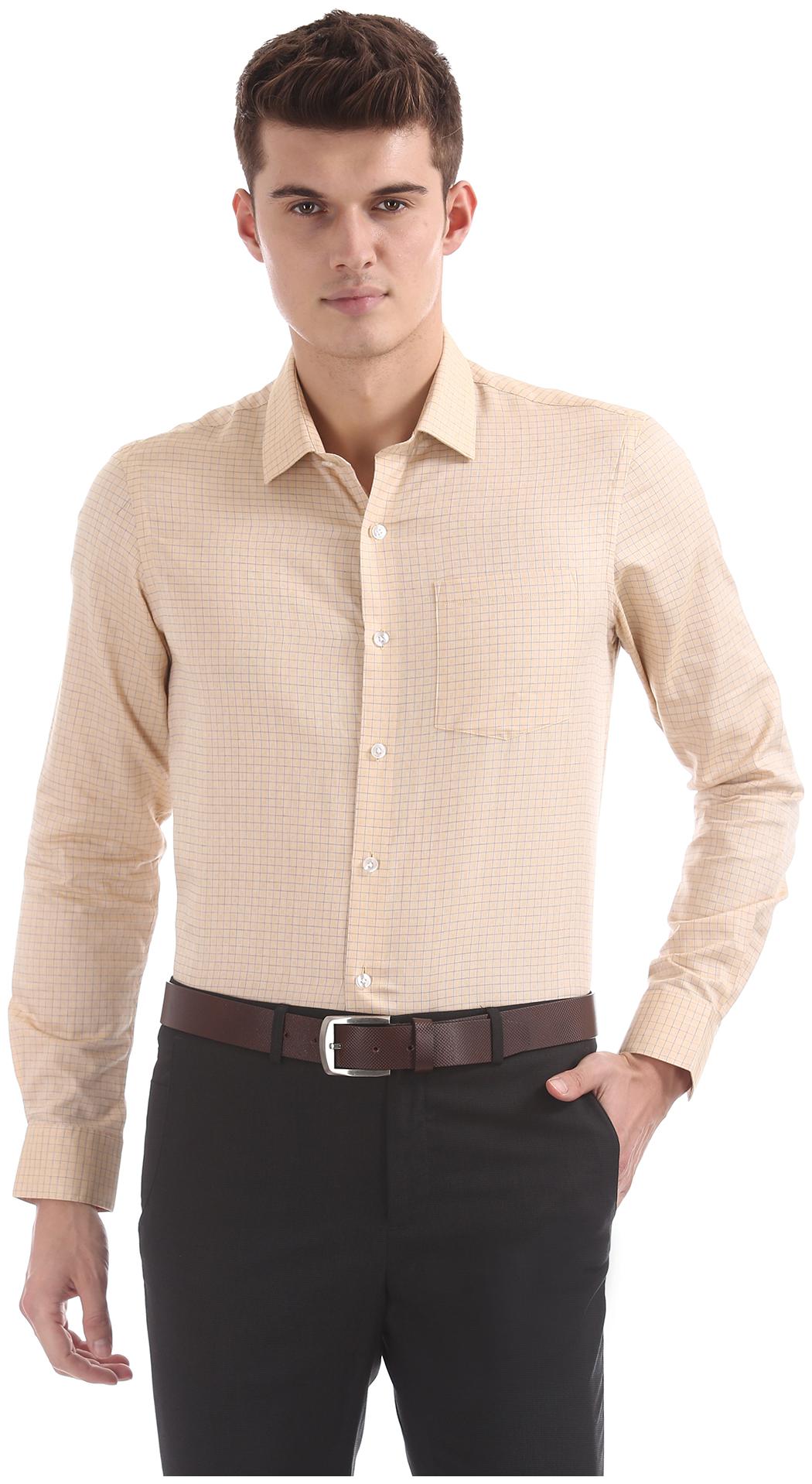 

Arrow Men Slim fit Formal Shirt - Brown